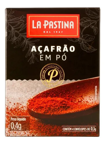 AÇAFRÃO EM PO LA PASTINA 0,4g