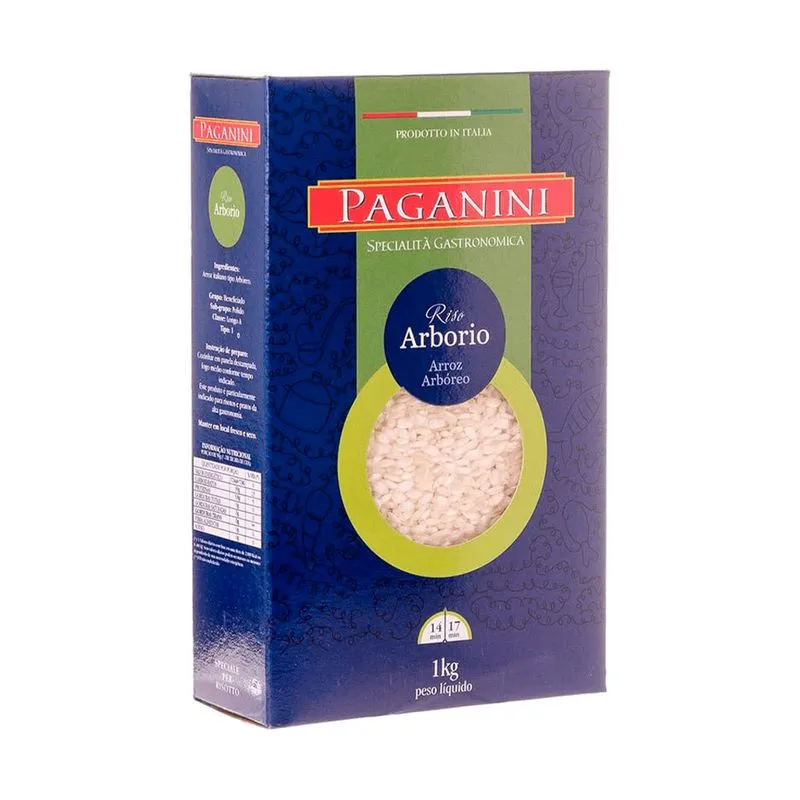 ARROZ ARBÓREO PAGANINI 1kg