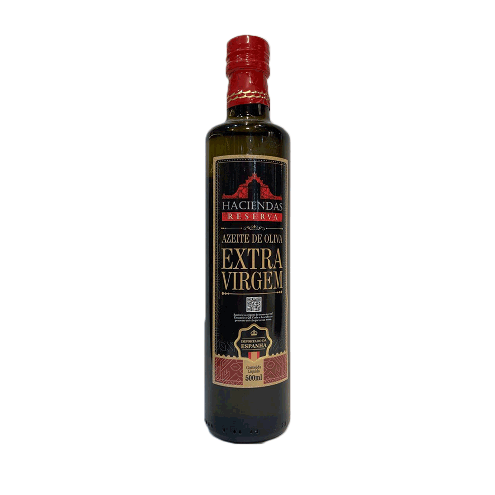 AZEITE EXTRA VIRGEM ESPANHOL HACIENDAS RESERVA 500ML