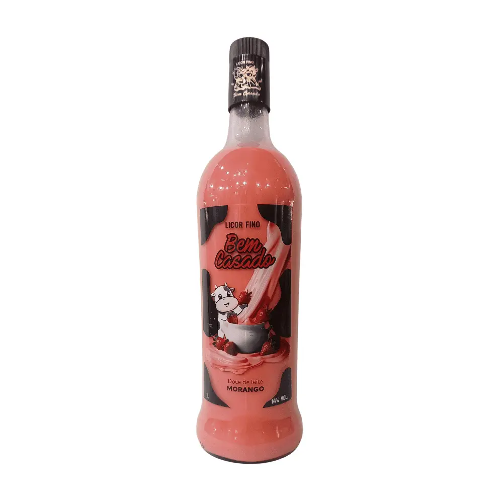 LICOR FINO BEM CASADO MORANGO 1 Lt
