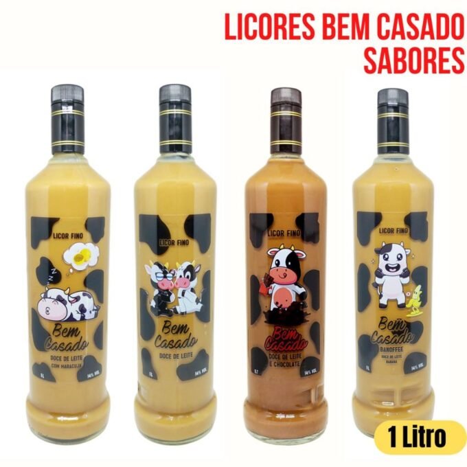 LICOR FINO BEM CASADO MORANGO 1 Lt - Imagem 5