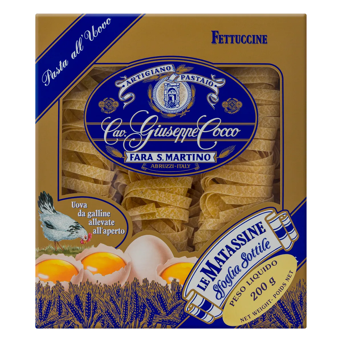 FETTUCCINE ITALIANE GIUSEPPE COCCO LE MATASSINE 200G