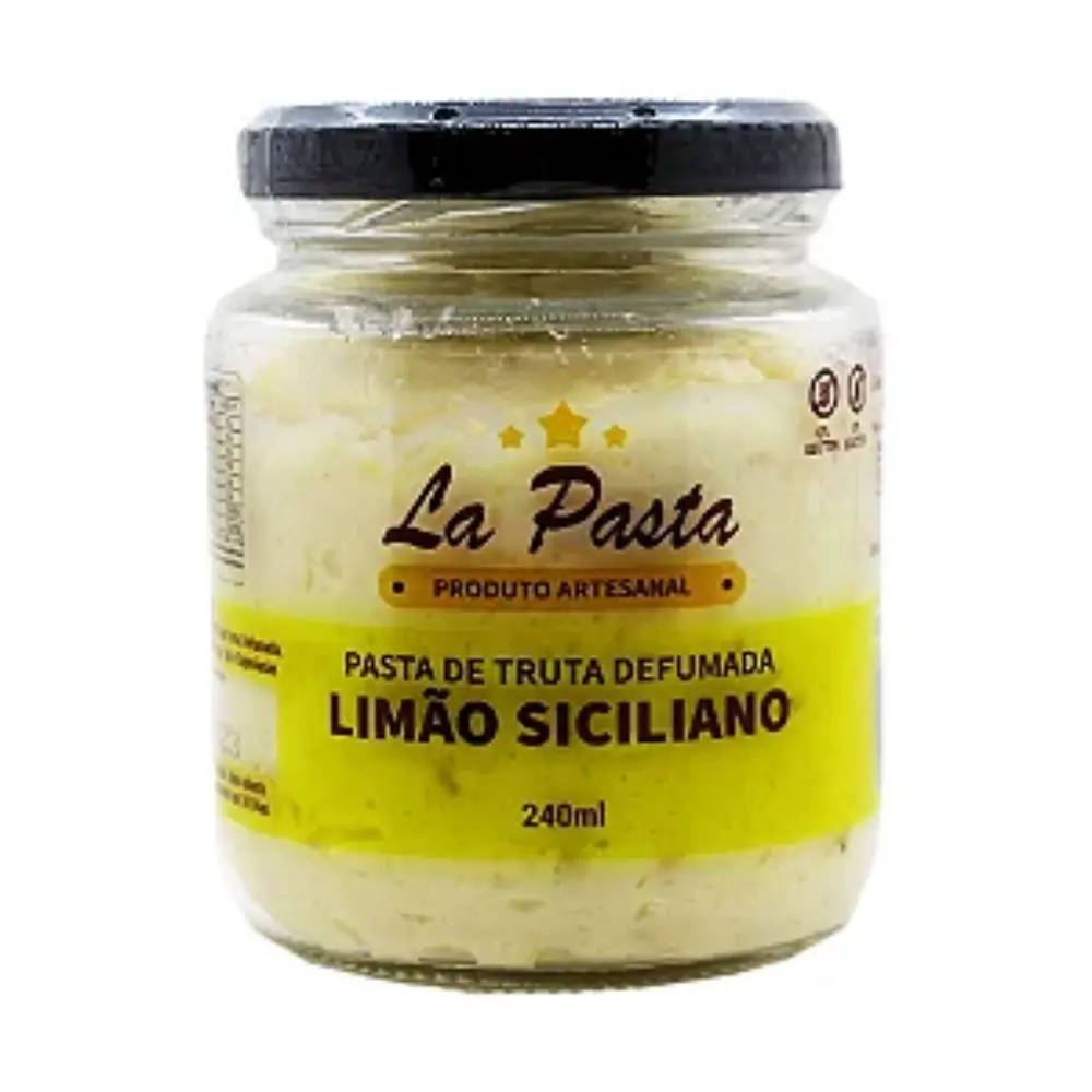 PASTA DE TRUTA COM LEMON PEPPER LA PASTA 210g