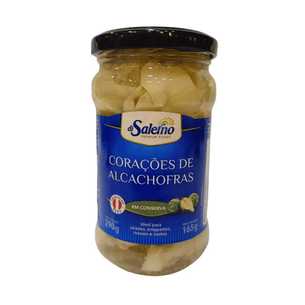 CORAÇÕES DE ALCACHOFRAS EM CONSERVA DI SALERNO 290g