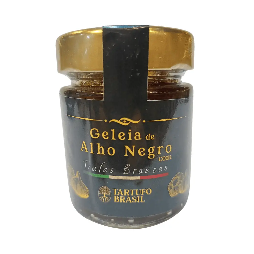GELEIA DE ALHO NEGRO COM TRUFAS BRANCAS TARTUFO BRASIL 150g