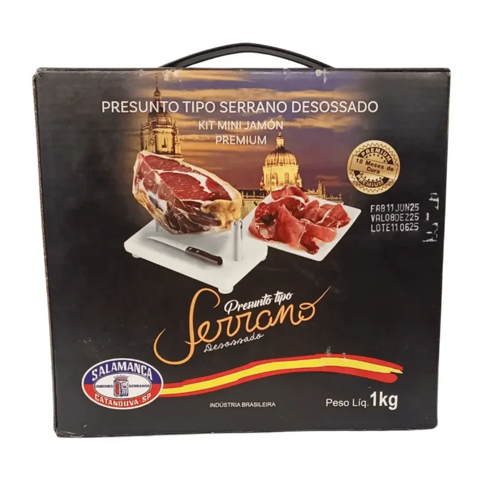 KIT MINI PRESUNTO CRU TIPO SERRANO PREMIUM 18 MESES SALAMANCA 1KG - Imagem 2