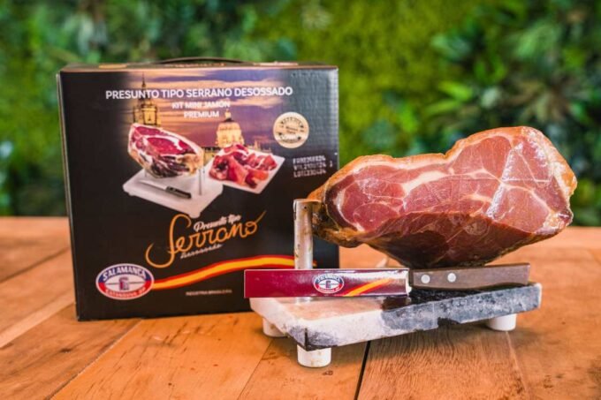 KIT MINI PRESUNTO CRU TIPO SERRANO PREMIUM 18 MESES SALAMANCA 1KG - Imagem 4