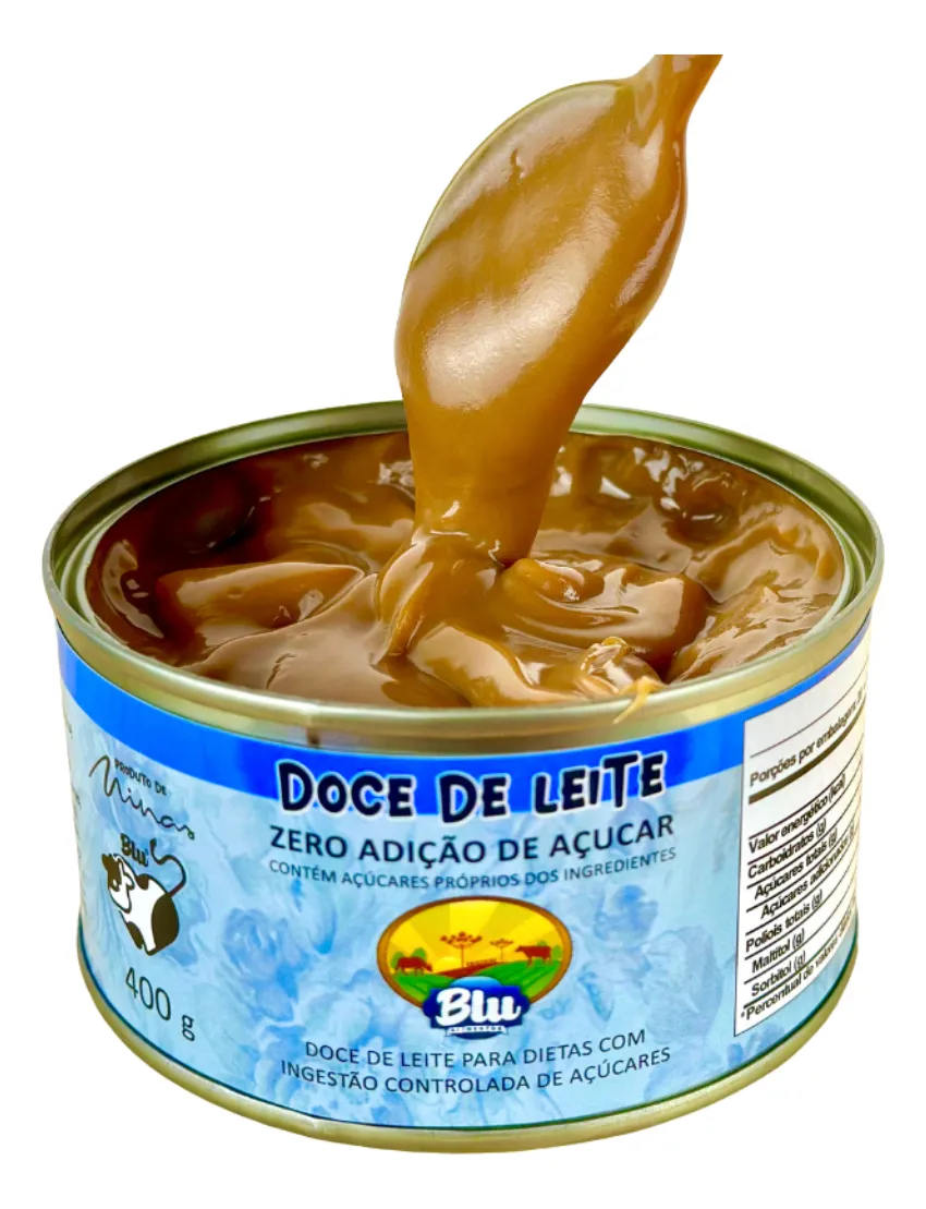Doce de Leite Blu Zero Adição de Açúcar 400g